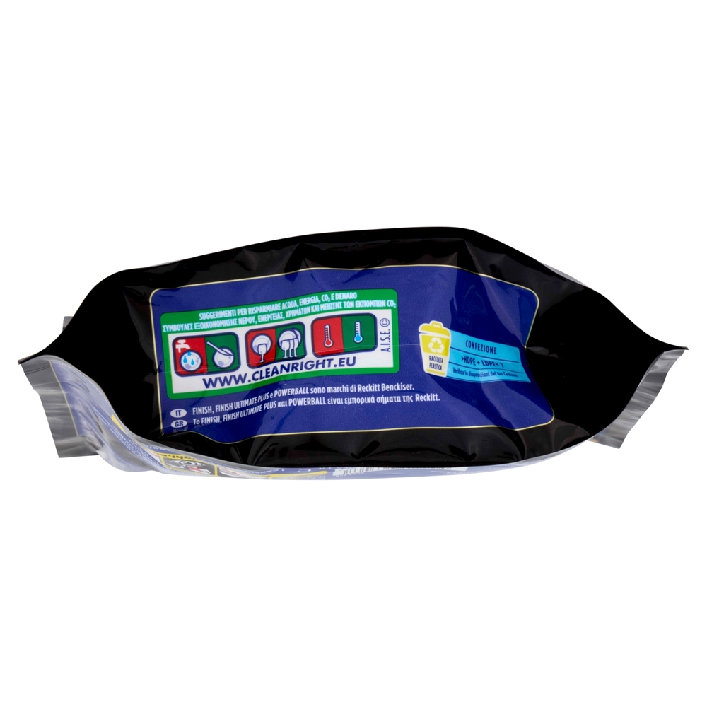Finish Ultimate Plus All In One Lemon pastiglie lavastoviglie 22 lavaggi 268,4 g